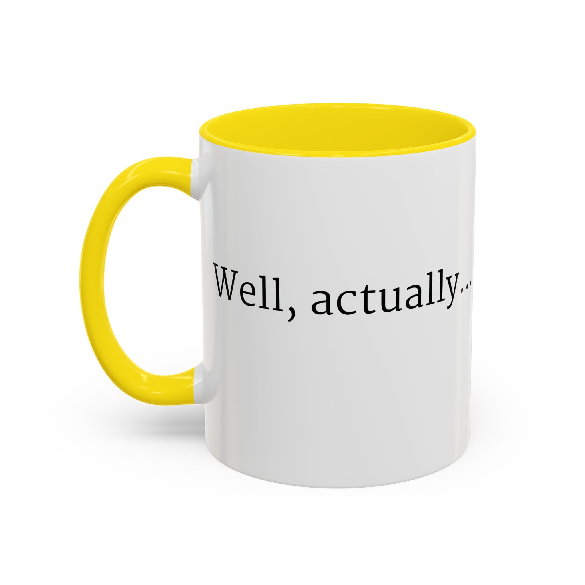Well, actually... Mug