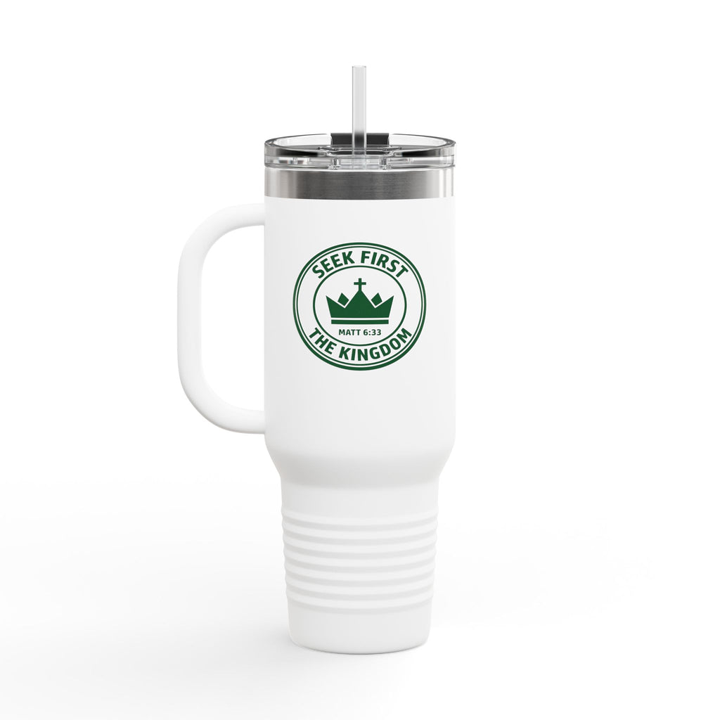 Seek First the Kingdom 40oz Insulated Travel Mug