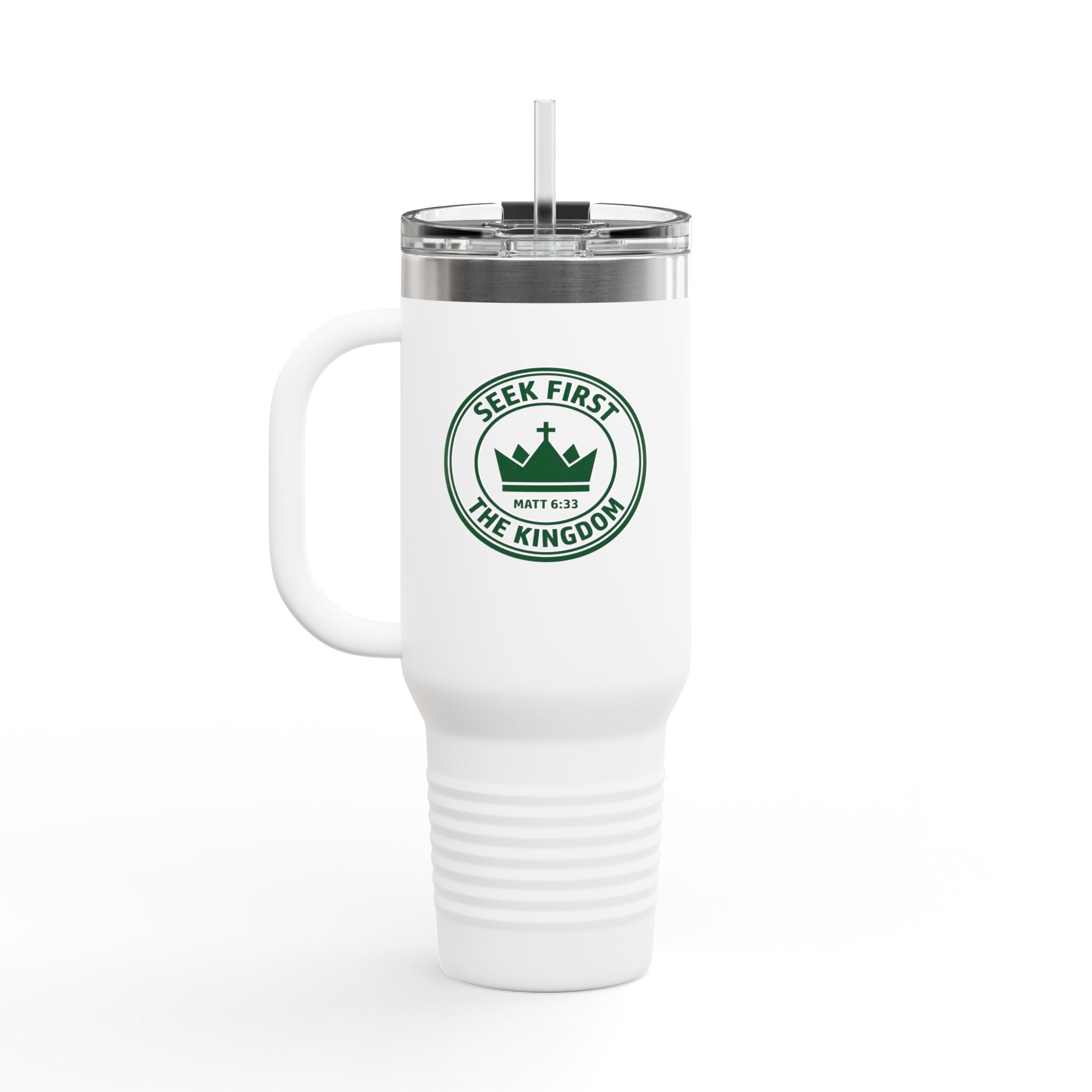 Seek First the Kingdom 40oz Insulated Travel Mug