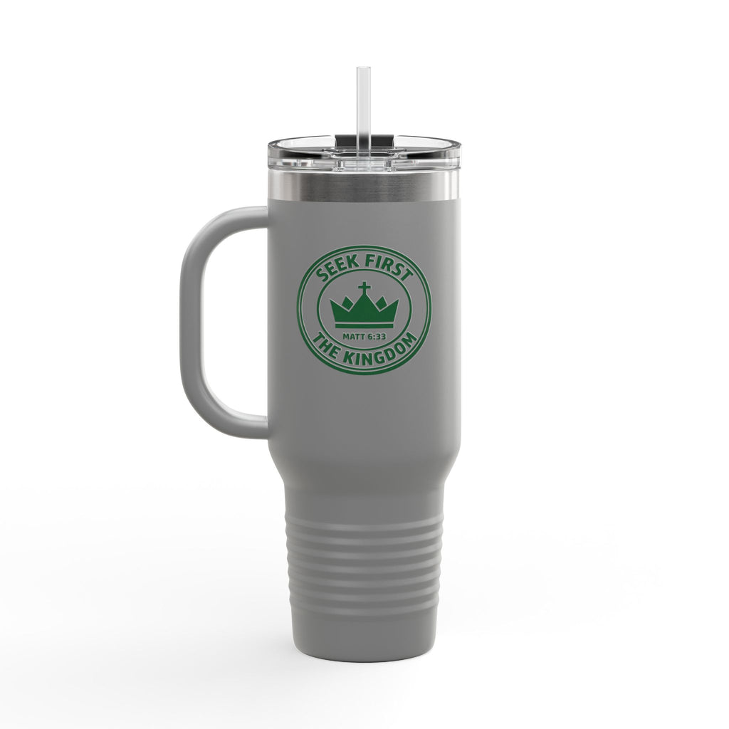 Seek First the Kingdom 40oz Insulated Travel Mug