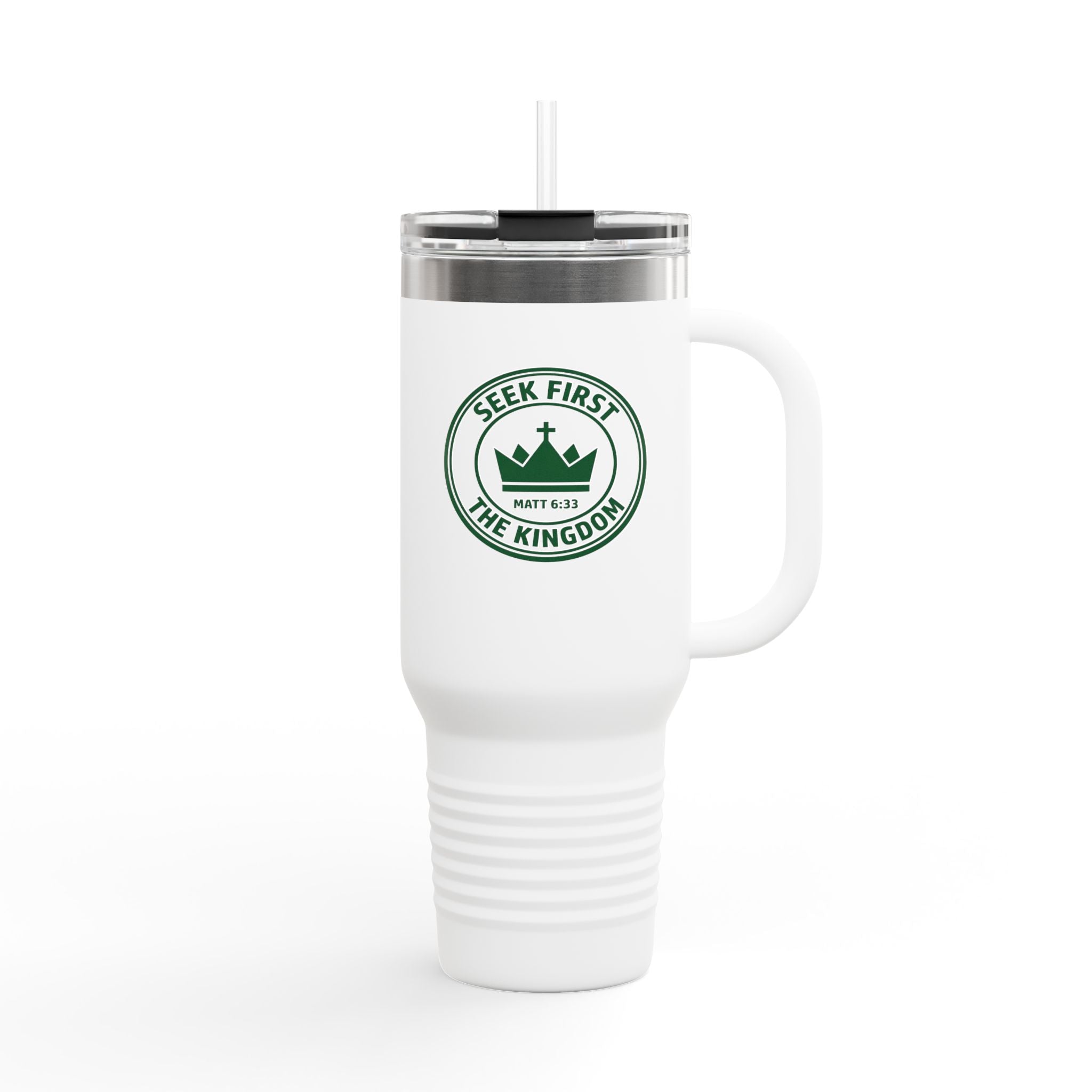 Seek First the Kingdom 40oz Insulated Travel Mug
