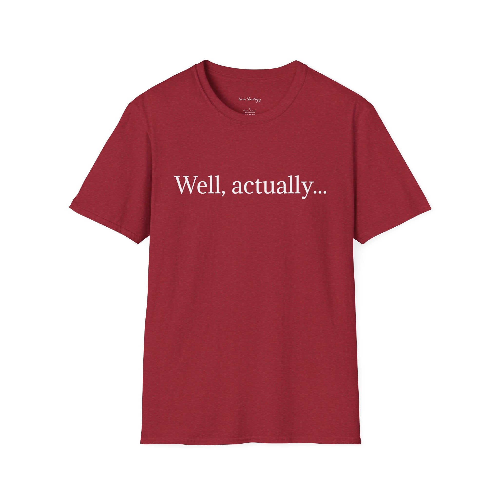 Well, actually...