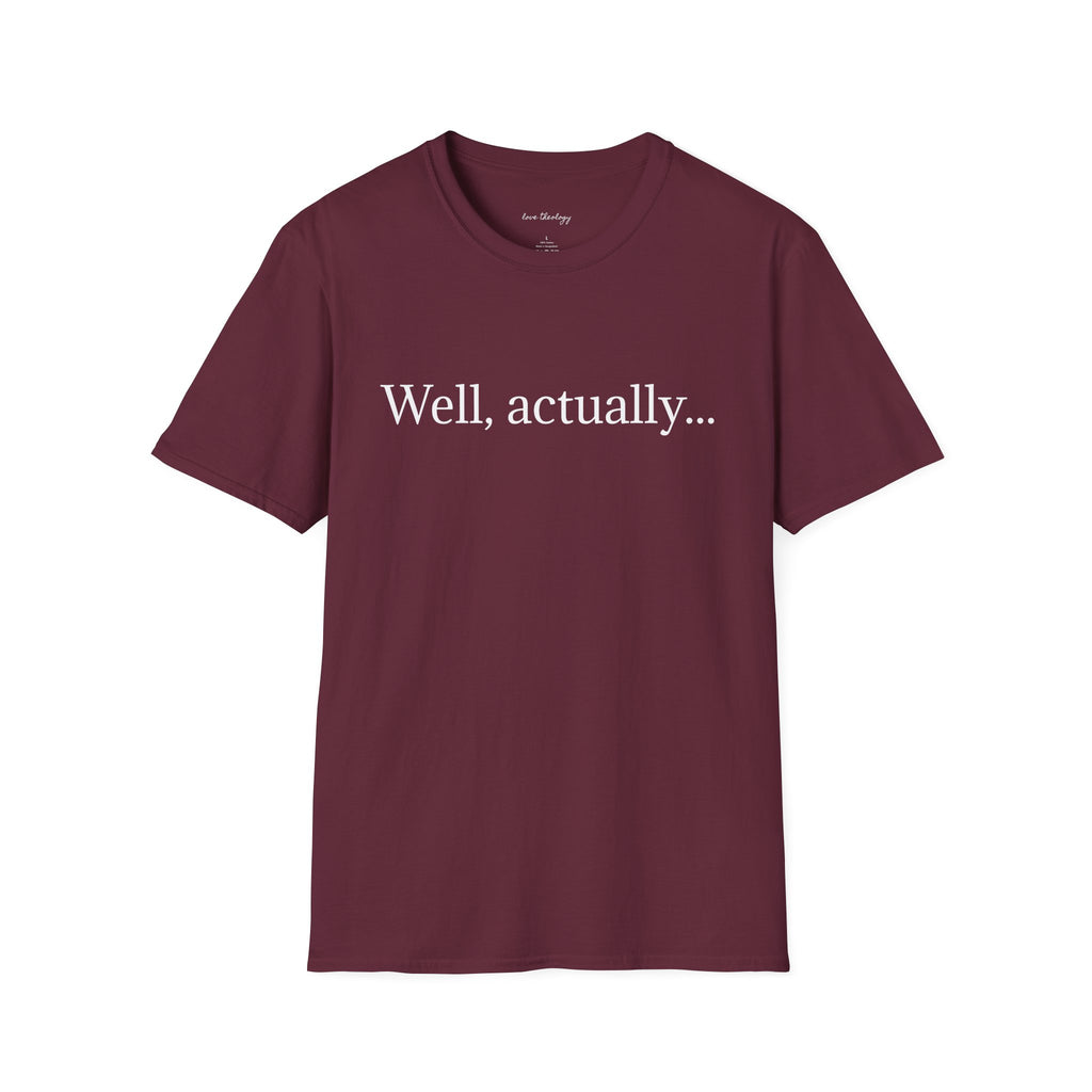 Well, actually...